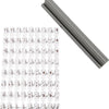 Creativ Company Stamp Set Ensemble de lettres en caoutchouc et de chiffres blancs