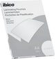 Ibico basics pochettes de plastification a4, brillantes - 80 microns - 100 pièces - transparentes