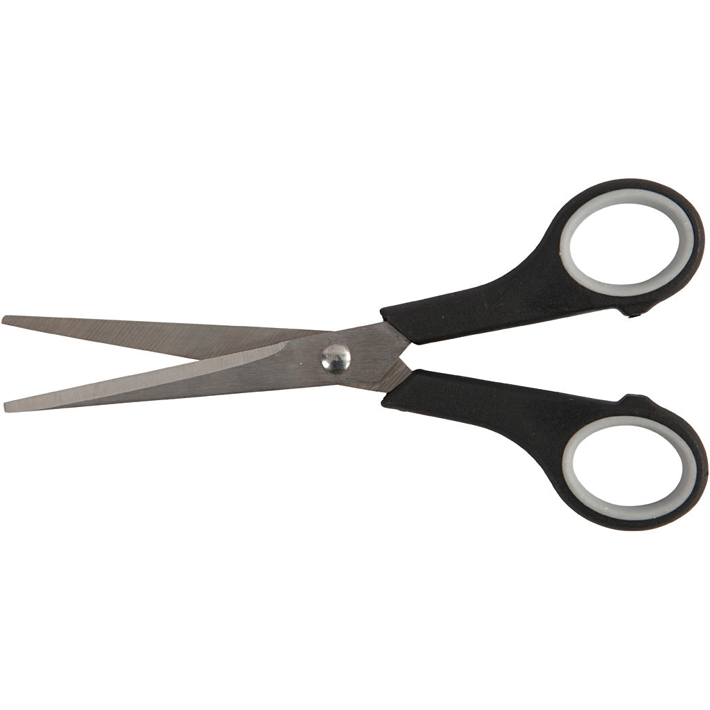 Ciseaux généraux Creativ company, l: 17 cm, droitier-gaucher, 1 pièce