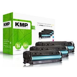 Cartouche de toner kmp hp 305a cyan, magenta, jaune