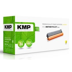 Cartouche de toner kmp brother tn-421y jaune