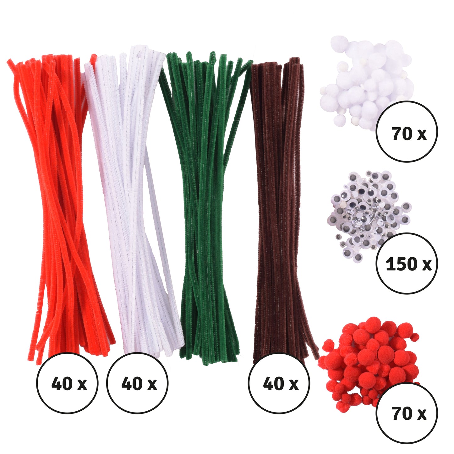 Vaessen creative • Paquet de bricolage de Noël 450 pièces