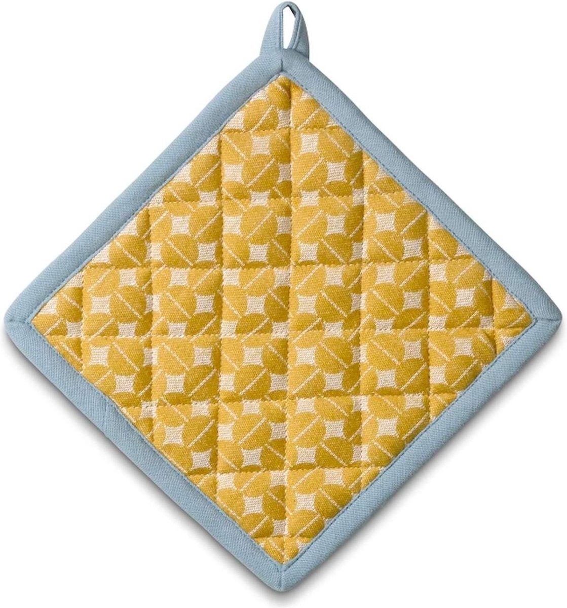 Kela cuisine - manique svea lot de 4 pièces - coton - jaune -