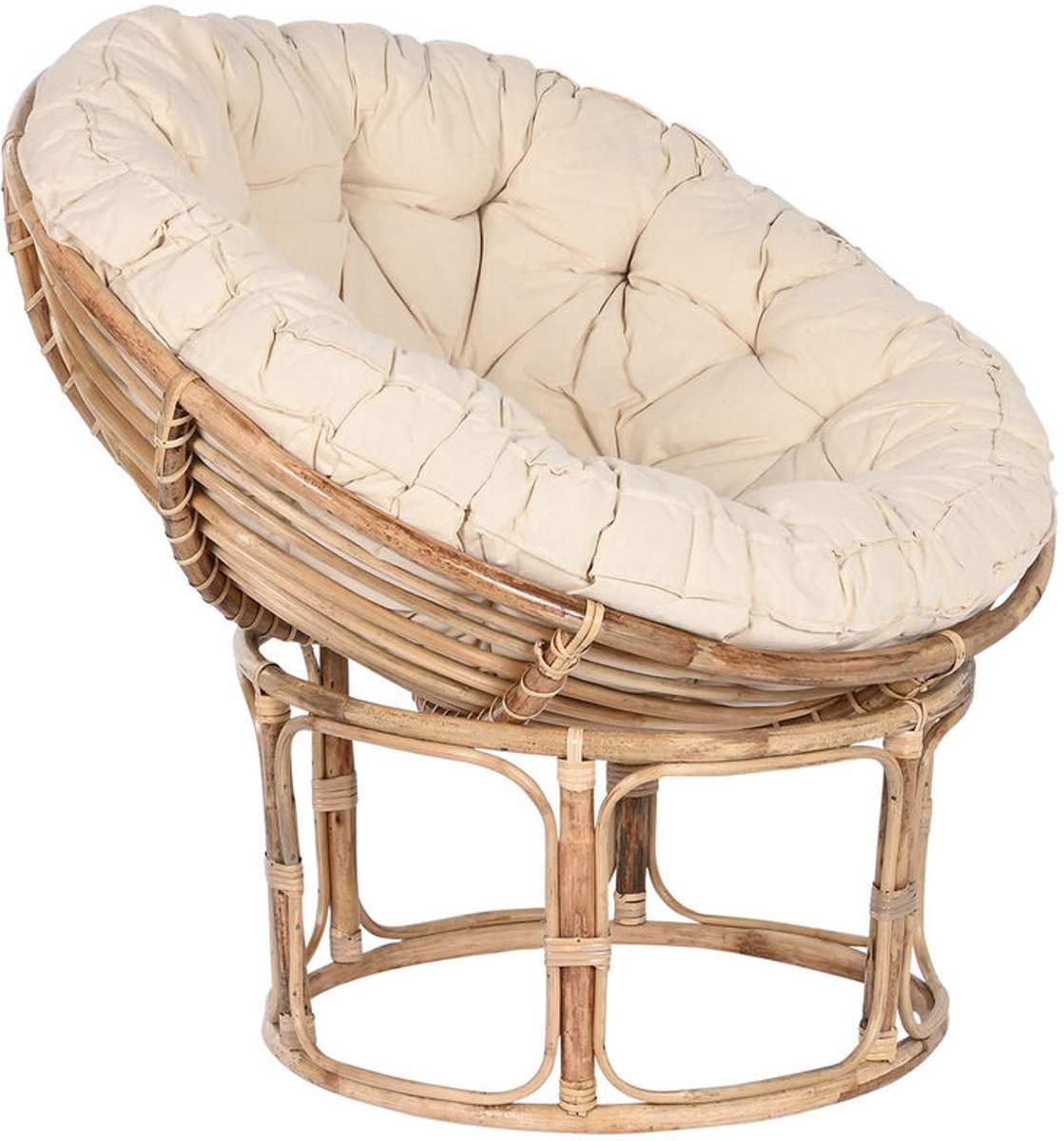Home esprit trädgårdsstol rotin de bambou 91 x 65 x 81 cm