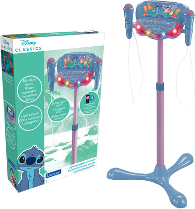 Lexibook - disney stitch - microphone sur pied bt avec 2 micros