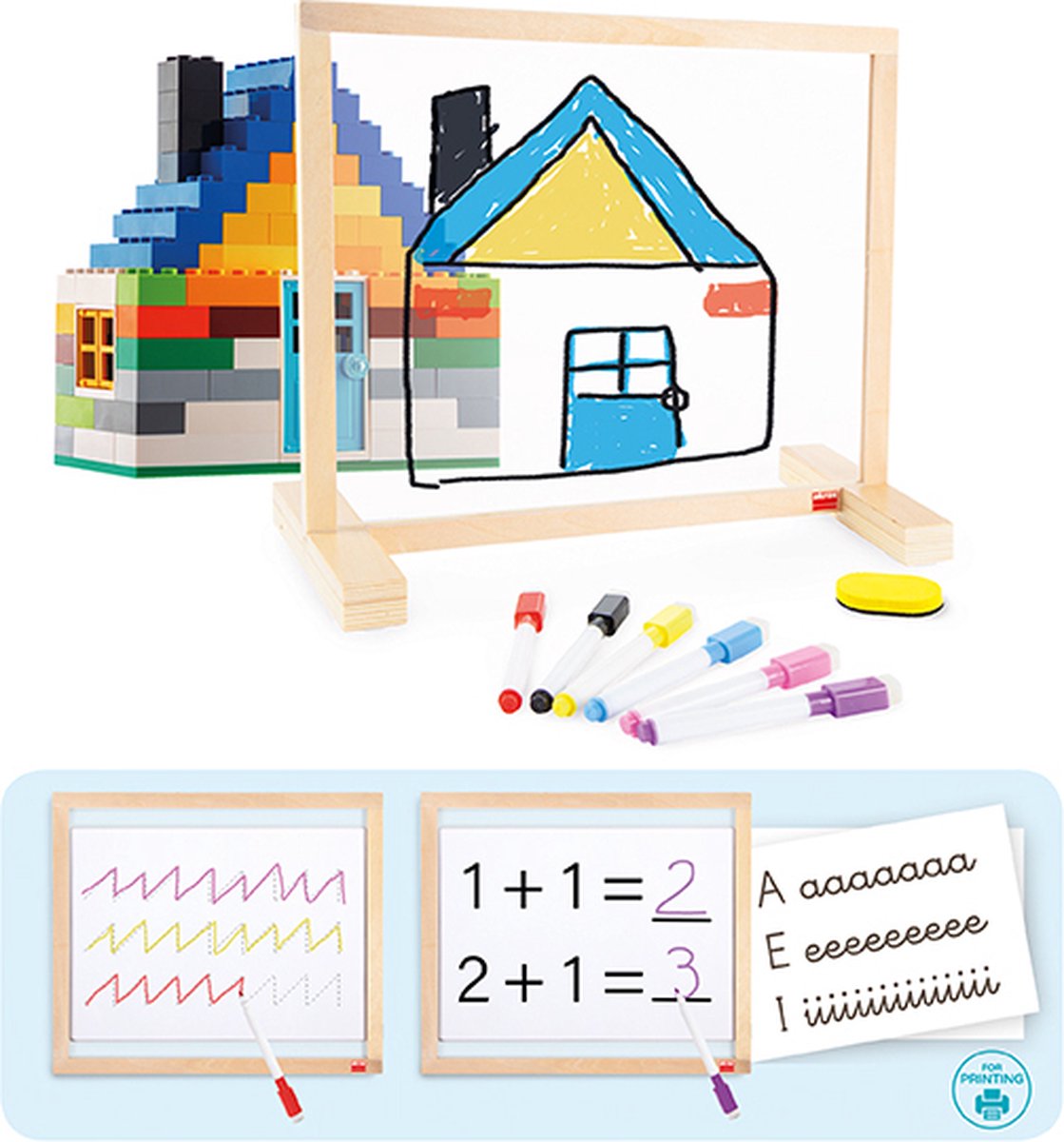 Akros - Cadre à dessin magique Montessori