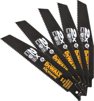 Accessoires Dewalt dt2301l-qz lame de scie alternative 152 mm x 2,5 mm (5 pièces) - dt2301l-qz