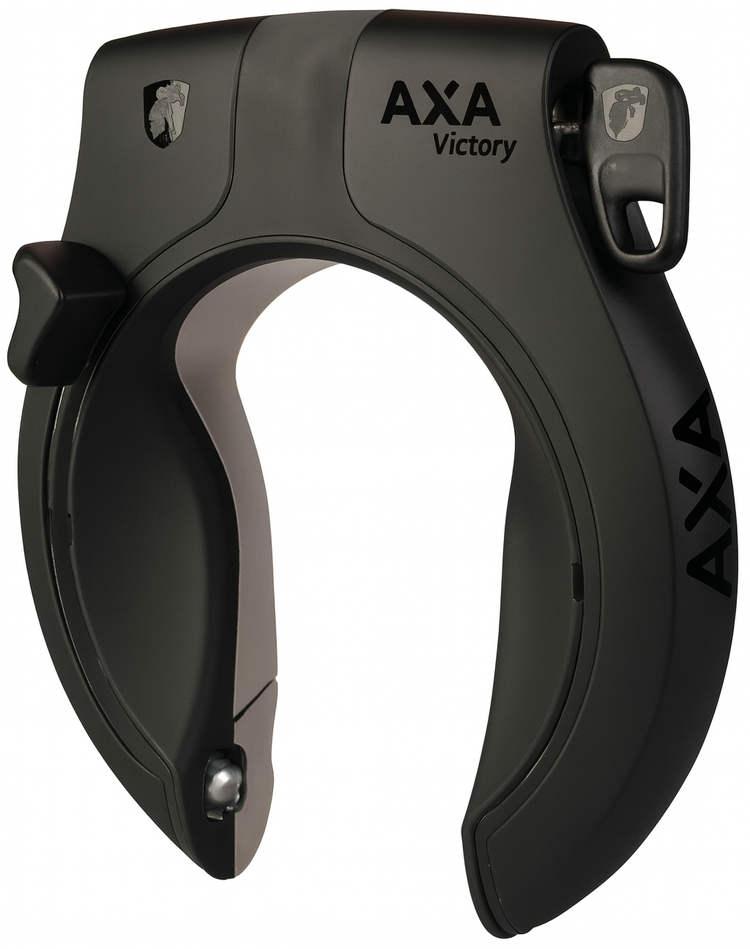 Axa ring lock Victory Art 2 - noir mat - avec cadenas à batterie Gazelle Pulse