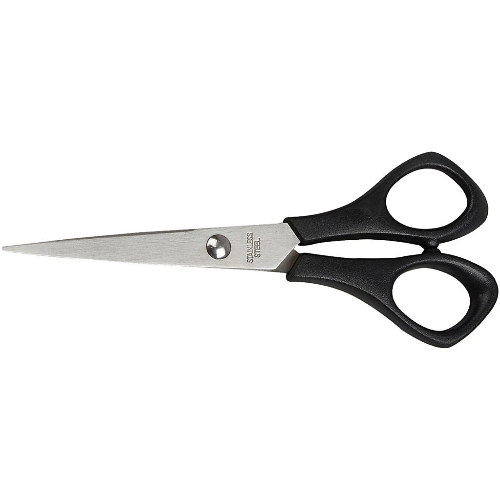 Ciseaux scolaires Creativ Company, L: 14 cm, pointus, droitier, 1 pièce
