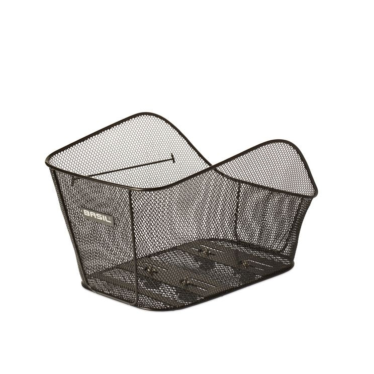 Icône de basilic L - Panier à vélo - à l'arrière - noir