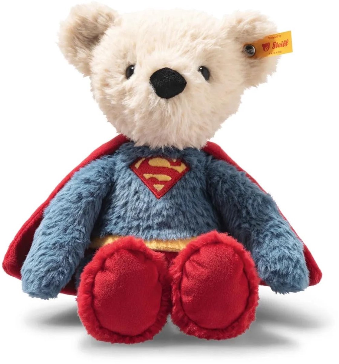 Ours en peluche Steiff Superman 29 cm. EAN 114229