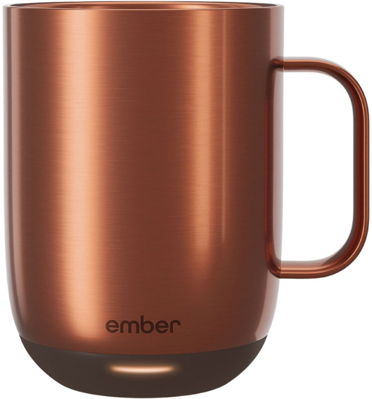 Tasse à café Ember mug² - tasse intelligente avec application mobile - chauffe-tasse - tasse thermo à température réglable - tasse à thé anti-rayures tasse à café - 414 ml - cuivre