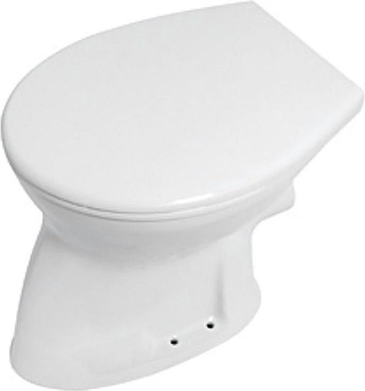 Plieger brussels cuvette de toilette à chasse d'eau plate pk 35x46,5cm blanc