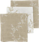 Lingettes buccales Meyco baby branches - pack de 3 - hydrophiles - sable - 30x30cm