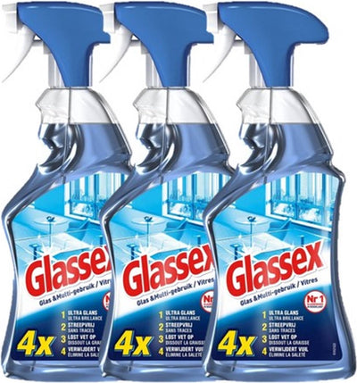 Nettoyant multi vitres Glassex - 3 x 750 ml