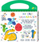 Haku yoka : mon premier kit de coloriage amis dino 20,5x24x2cm, contient 6 crayons de cire visage souriant, 35 feuilles de coloriage et autocollants amovibles, contient 10% de cire d'abeille, 3+