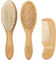 Ensemble de capuche Meyco baby uni - bambou - naturel - 3 pièces
