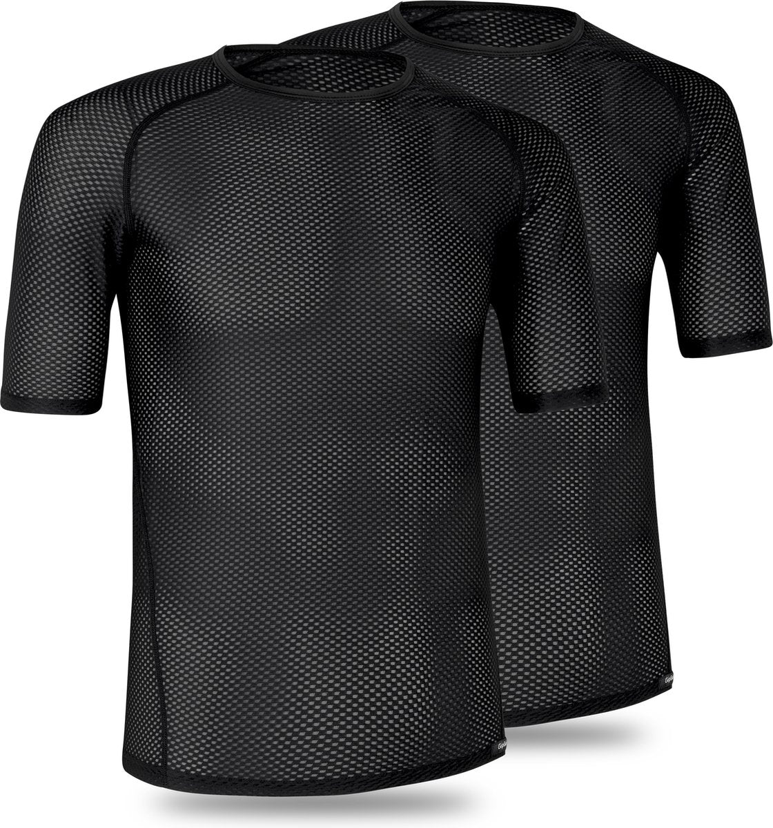 Gripgrab - maille ultralégère 2pack couche de base à manches courtes maillot de corps de vélo d'été sweat-shirt polygiene - noir - homme - taille l