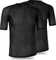 Gripgrab - maille ultralégère 2pack couche de base à manches courtes maillot de corps de vélo d'été sweat-shirt polygiene - noir - homme - taille l