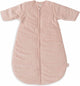 Jollein gigoteuse d'hiver avec manche zippée 90 cm - ronde - côtes rose sauvage - gigoteuse d'hiver