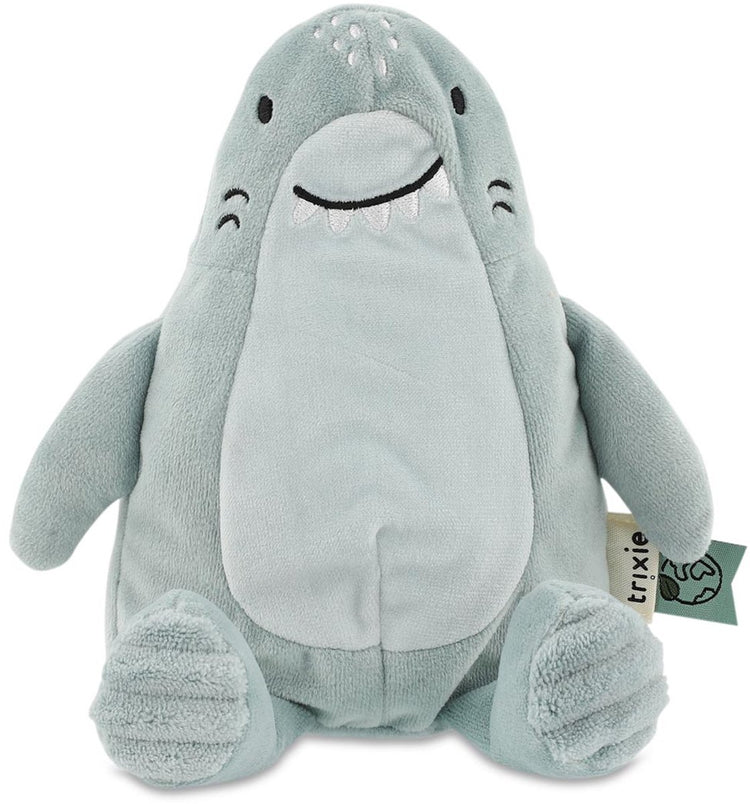 Trixie petite peluche Mr. Shark – 0m+ – idéal comme cadeau de maternité – tissu recyclé