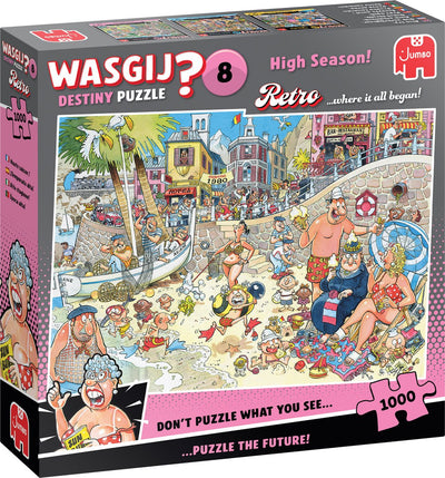 Jumbo Washij Retro Destiny 8 Jigsaw Puzzle High Season!, 1000st.