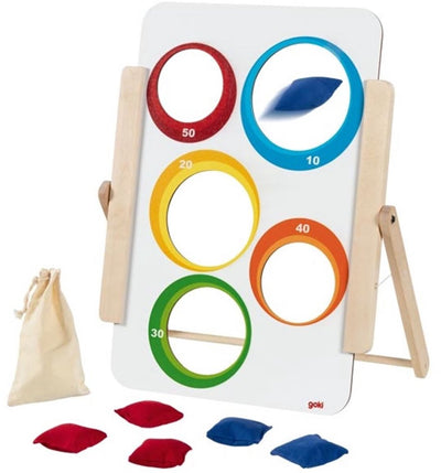 Goki Wooden Throwing Play Sacs, 8dlg.