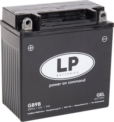 Batterie gel moto Landport (LP) GB9B 12 volts 9 Ah