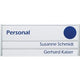 Plaque de porte ultradex argent 310277