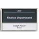 Plaque de porte ultradex argent 310677