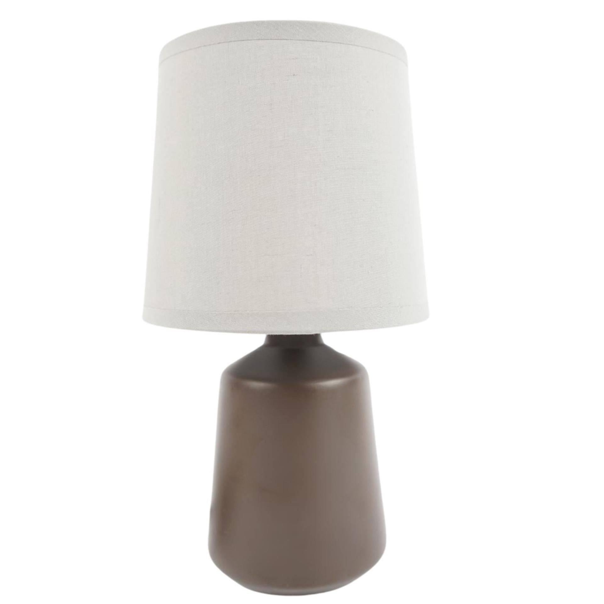 Lampe de table en céramique marron 27cm