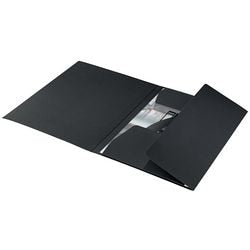 Leitz recycle dossier à 3 rabats a4 co2 neutre noir 430 grammes carton 100% recyclé