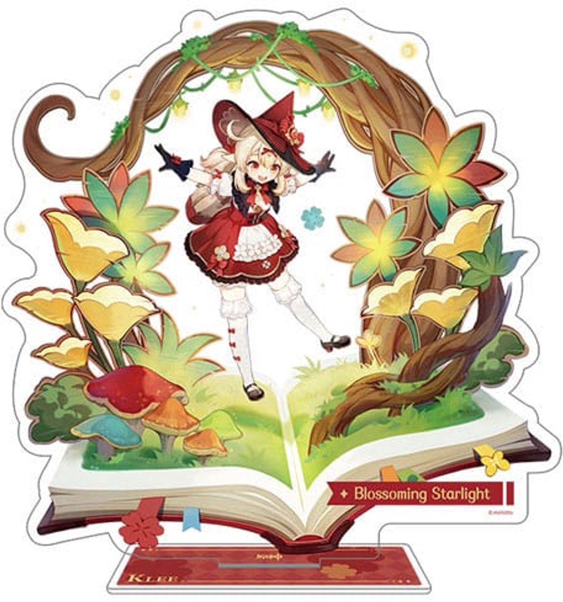 Mihoyo Genshin Impact Teyvat Style Series Acrylique Diorama Klee : Blossoming Starlight 17 cm Mini figurine