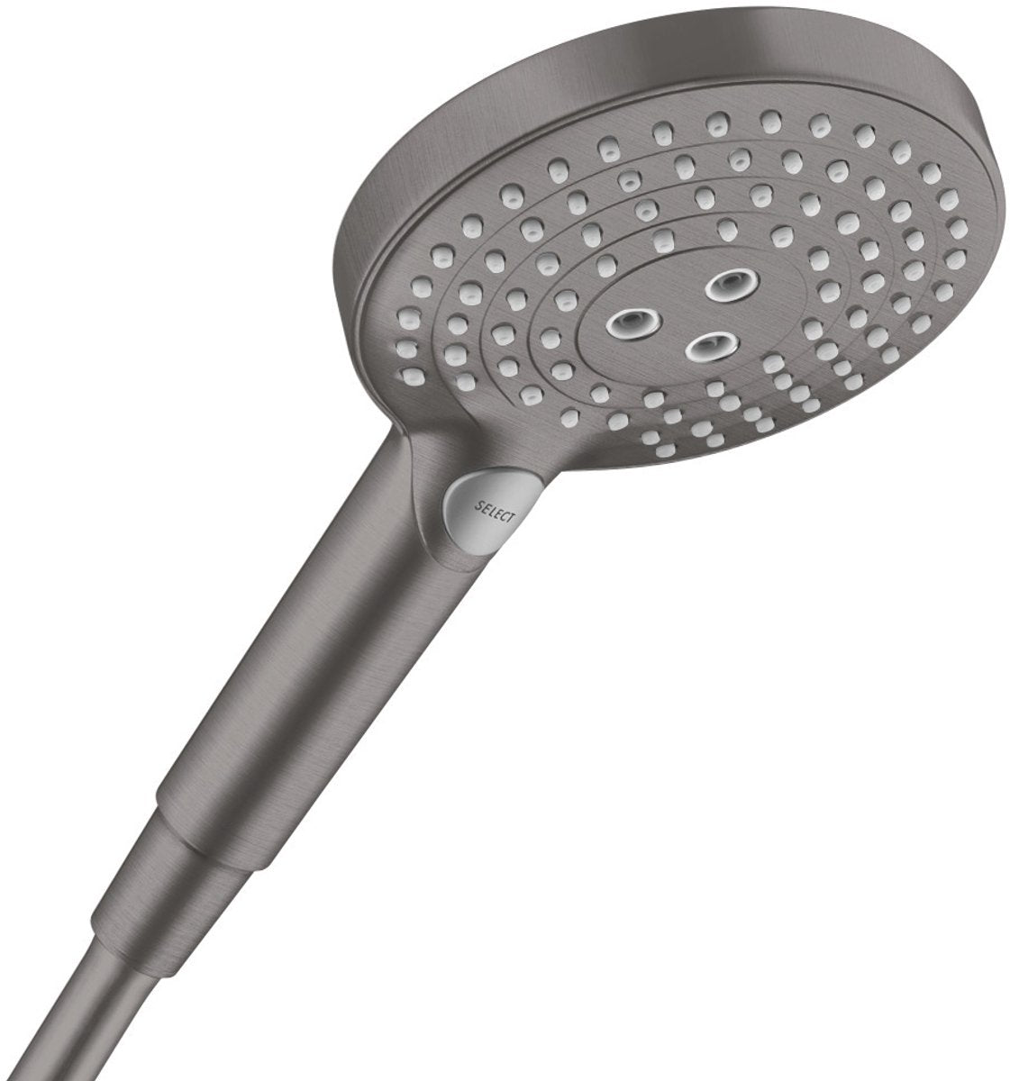 Hansgrohe raindance select s douchette à main 120 3jet chrome noir brossé