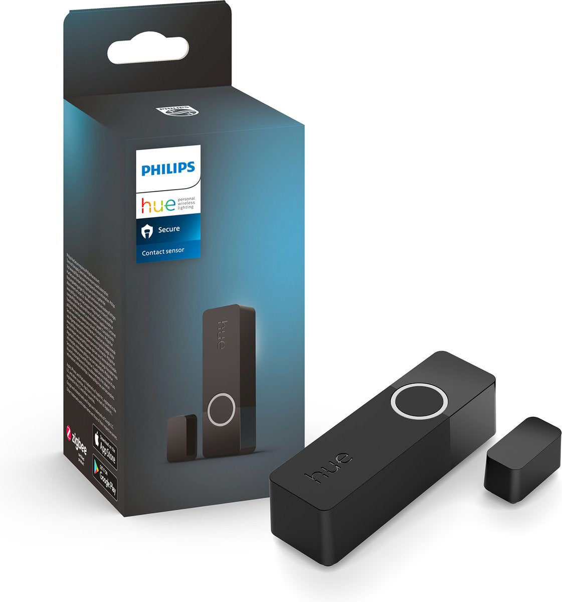 Capteur de contact sécurisé Philips hue - noir - 1 pièce