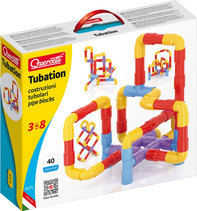 Ensemble de construction de tubes Quercetti, 40dlg.