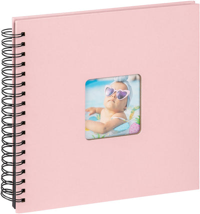 Walther sa-108-br sélection amusante pour bébé - album à spirale - taille 26 x 25 cm - rose