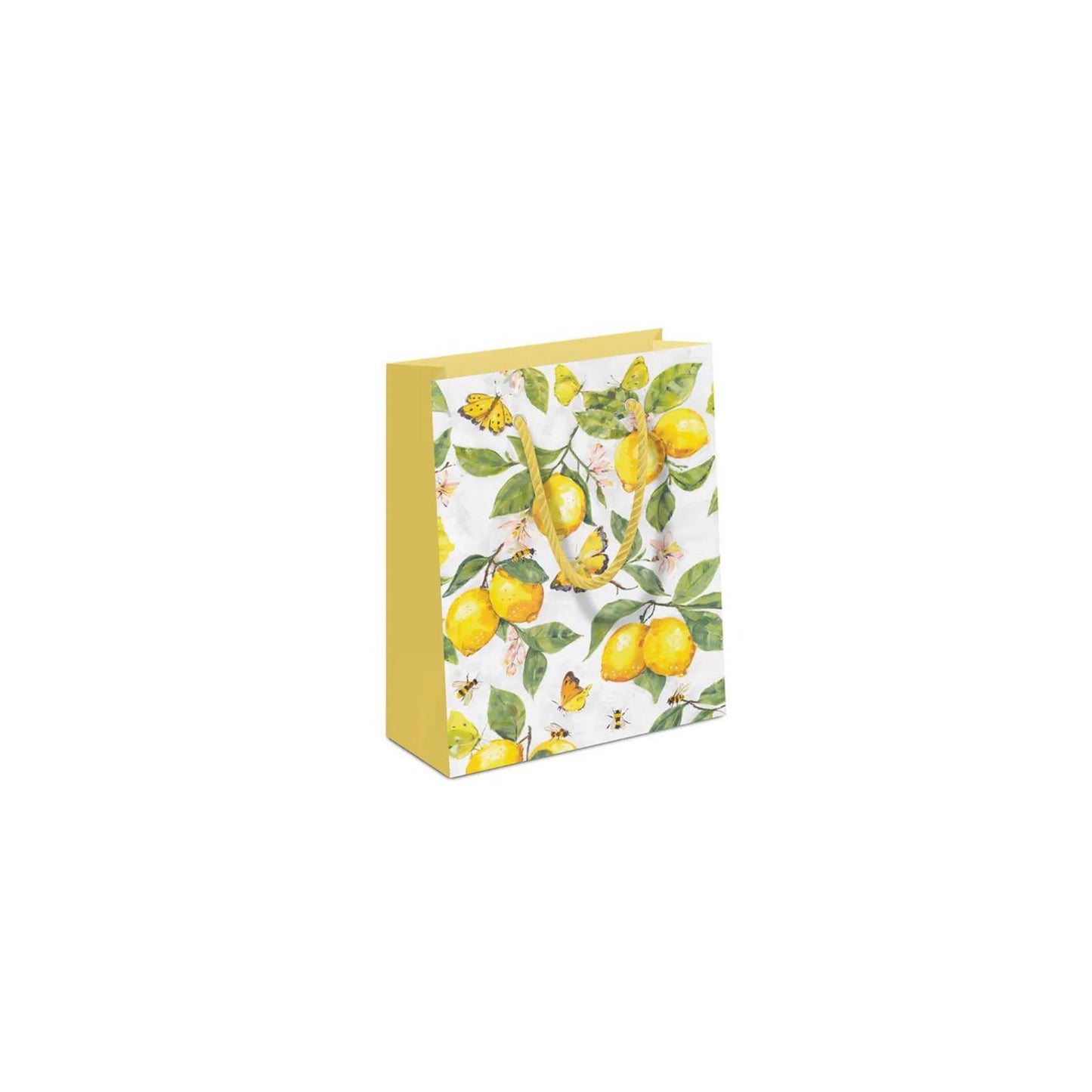 Sachet cadeau Ambiente citrons frais blancs