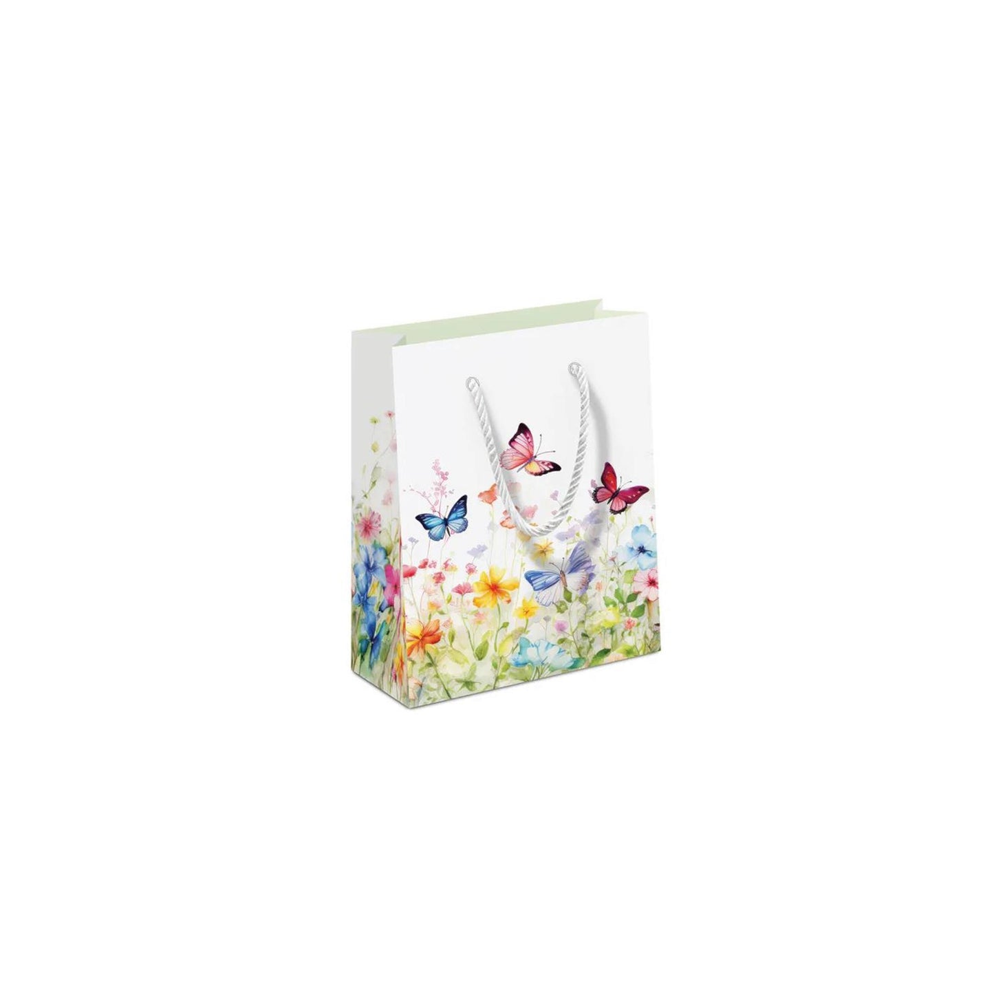 Sac cadeau Ambiente papillons dans le champ