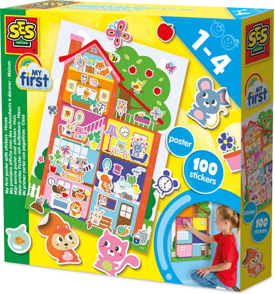 Ses ma première affiche avec des autocollants