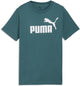 Puma ess non. 1 logo tee b t-shirt unisexe - glace émeraude