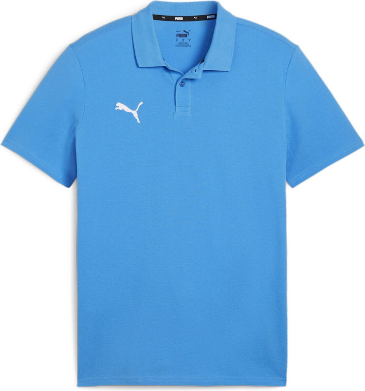 Puma teamgoal casuals polo chemise de sport pour hommes - bleu ignite- blanc