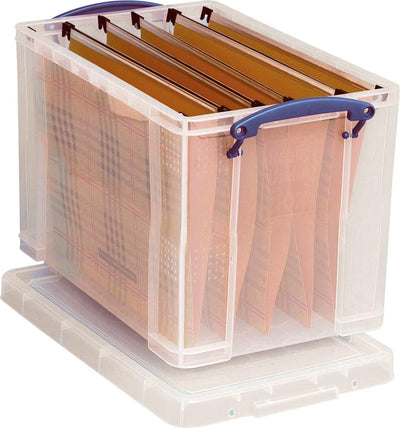 Boîte en papier solution d'archives boîte vraiment utile 225x395x290mm 19l couvercle 5 ceintures