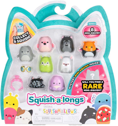 Squishmallows Jazwares - figurines squish-a-longs style 3 - 8 pcs.