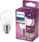 Lampe LED Philips - lampe boule avec culot E27 - lumière blanc froid : 4000k - 60w - verre dépoli