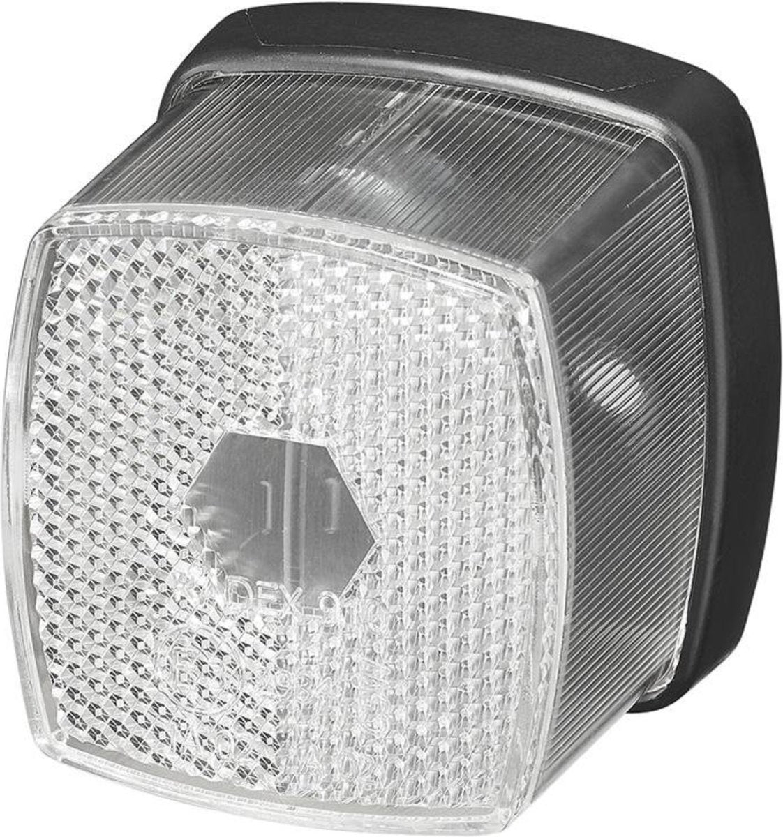 Feu de position Proplus - feu latéral - feu d'encombrement - réflecteur - blanc - 65 x 60 mm