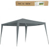 Tente de fête Lesli Living grise 3x3m