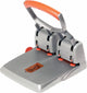 Perforatrice ultra résistante Rapid Supreme HDC150 4 trous - perfore jusqu'à 150 feuilles - orange argenté
