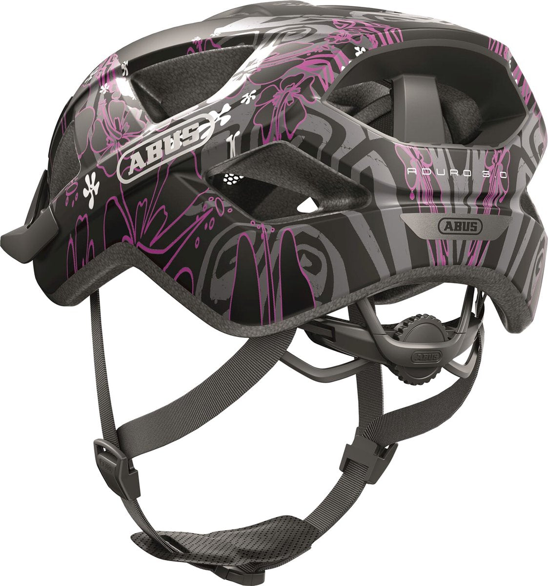 ABUS HELM ADURO 3.0 MAORI BLACKBERRY M 52-58CM