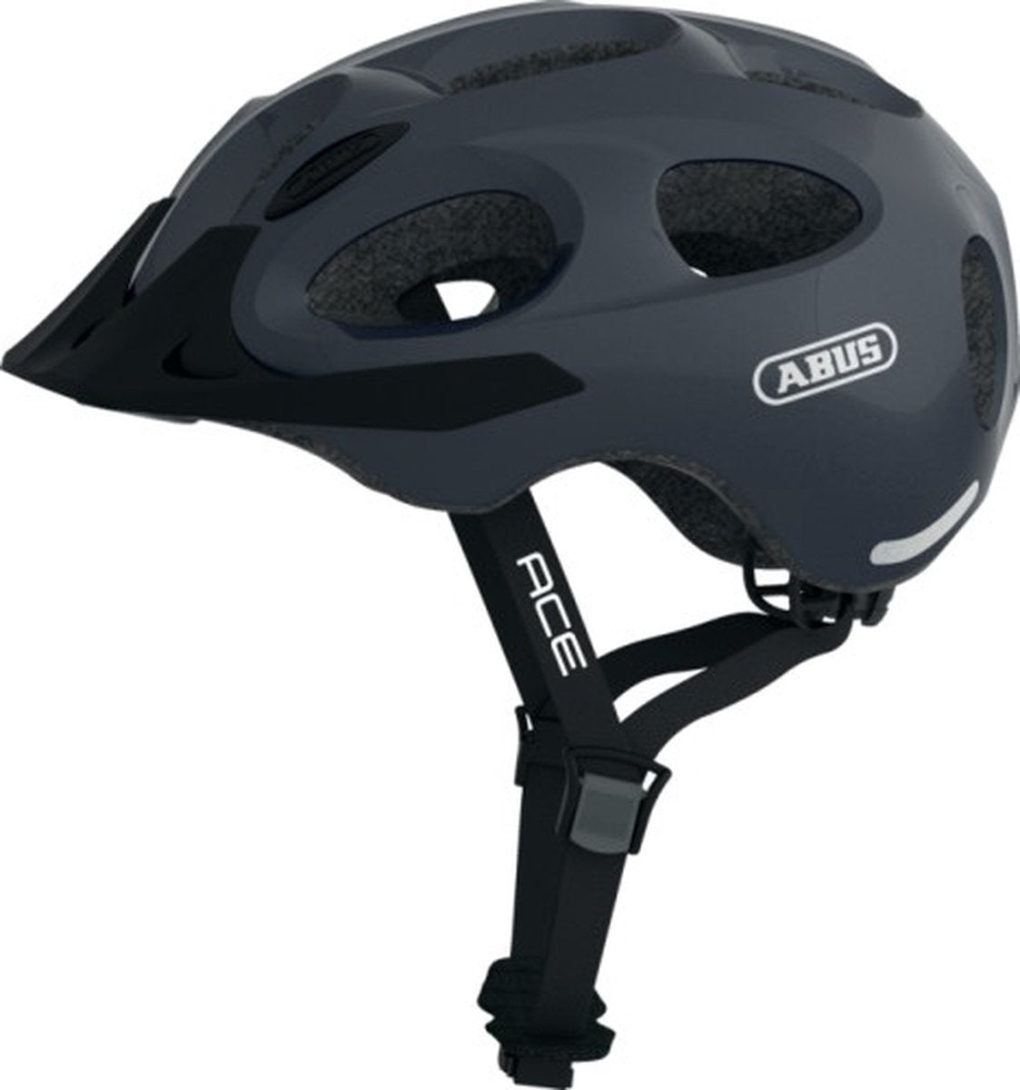 Abus youn-i ace - casque de vélo bleu métallisé s (48 - 54 cm)